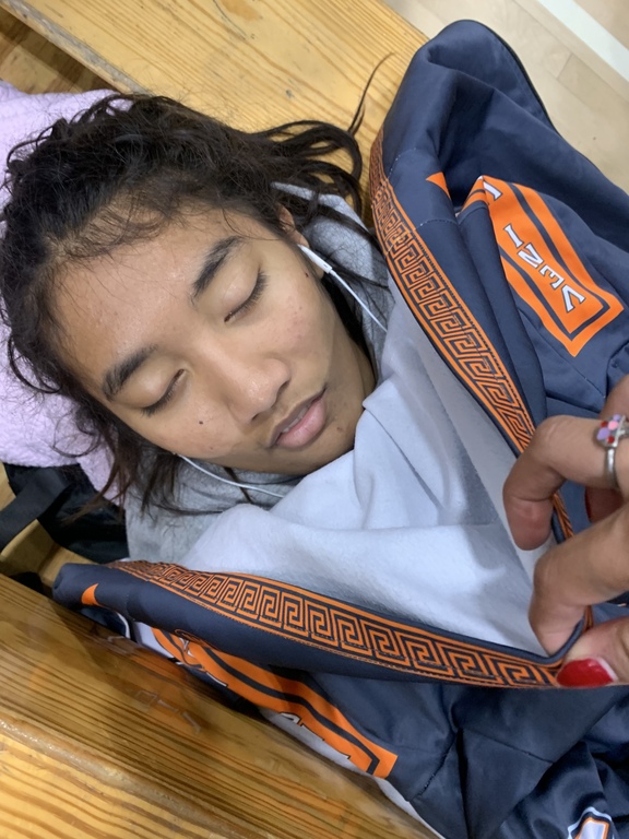 Marina Tournament is going great I am fighting for third place. 
Also #J.P.Sleeping!