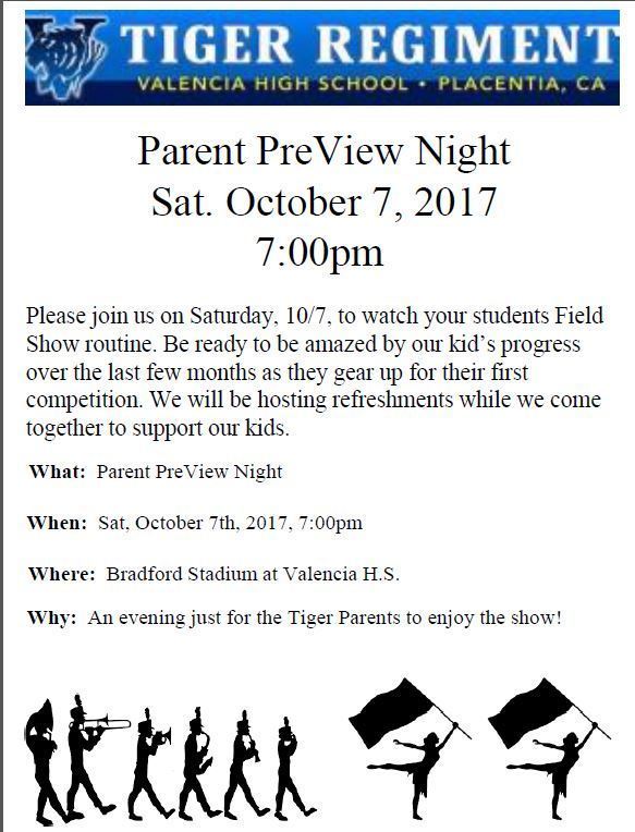 Don't miss the fun!  Special Program and Performance for Parents and Family