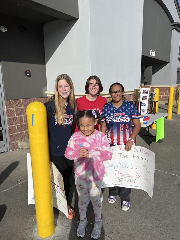 While getting donations for the community, a young softball player decided to donate her own money to our girls! She was so excited to talk to the girls and get a picture with them; she’s a big softball fan! It’s about more than softball, it’s about being