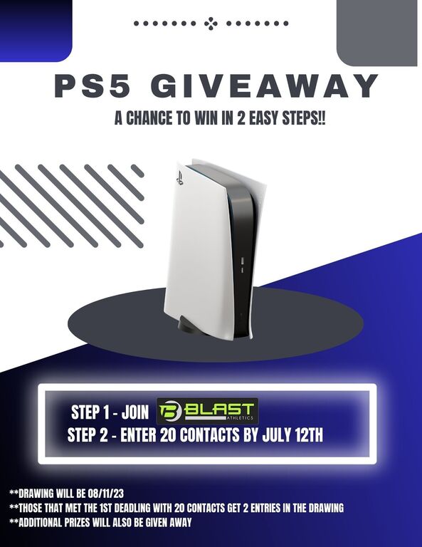 ENTER IN THE PS5 GIVEAWAY!