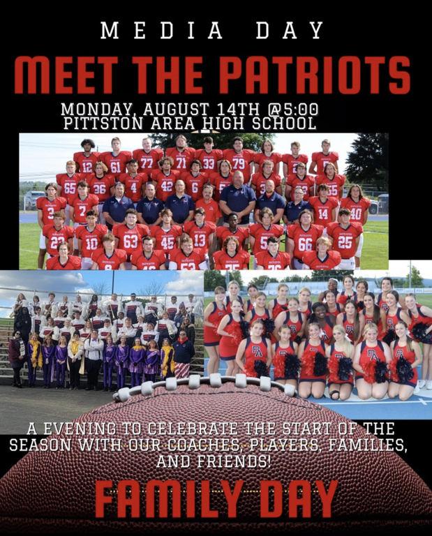Save the Date: Aug 14th
         “Media Day”
