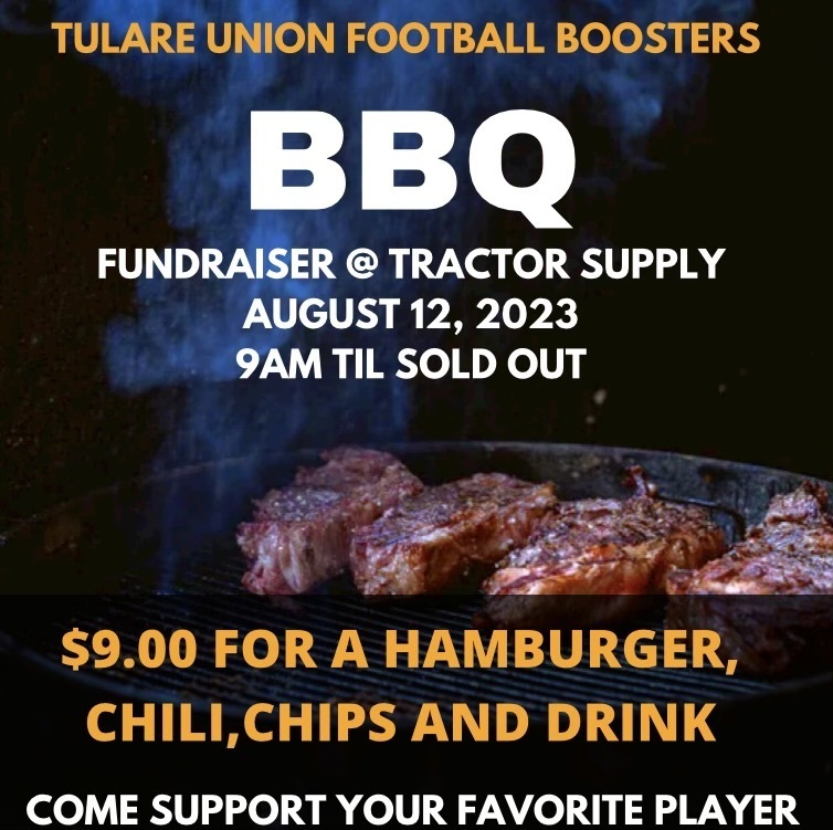 Tulare Union Football Boosters fundraiser