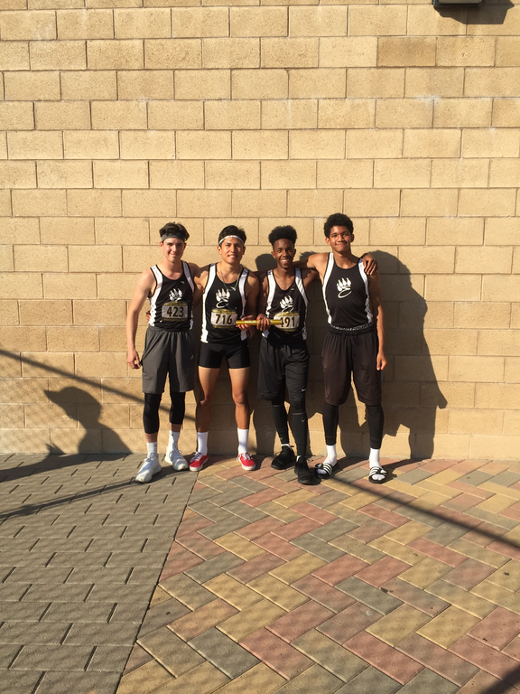 Boys Sprint Medley Relay - Branson Kaiser, Chris Sagrero, Kamari Maddox and Bryan Payne