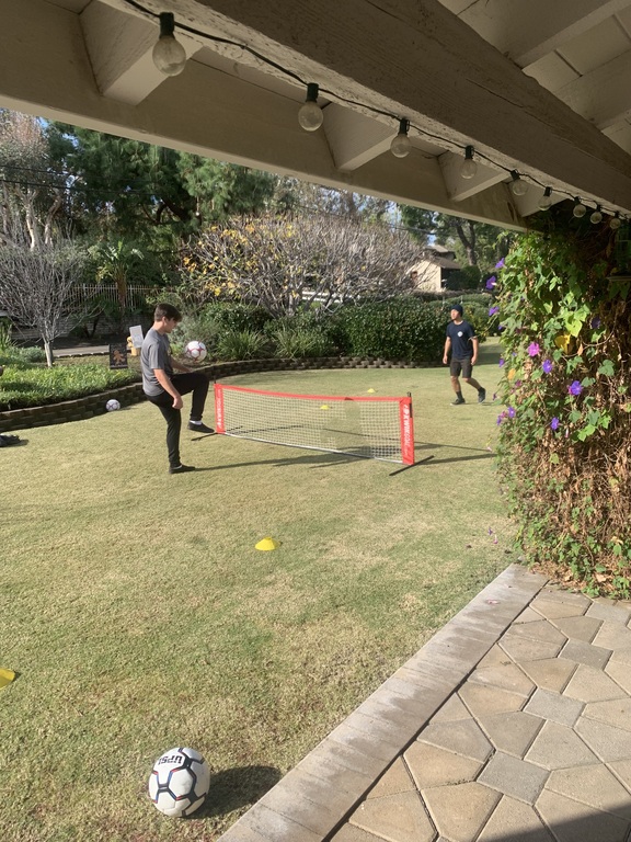 Soccer tennis semis!