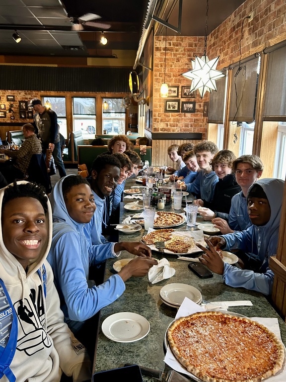 Freshman Pizza Team Lunch on 12/30/23