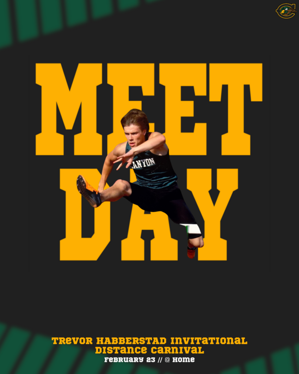 Our 18th annual Trevor Habberstad Invitational and Distance Carnival is back.  With this meet we honor the memory of Trevor Habberstad, a former Canyon athlete of great character.  Trevor did stunt work in numerous films, including Iron Man, the Dark Knig
