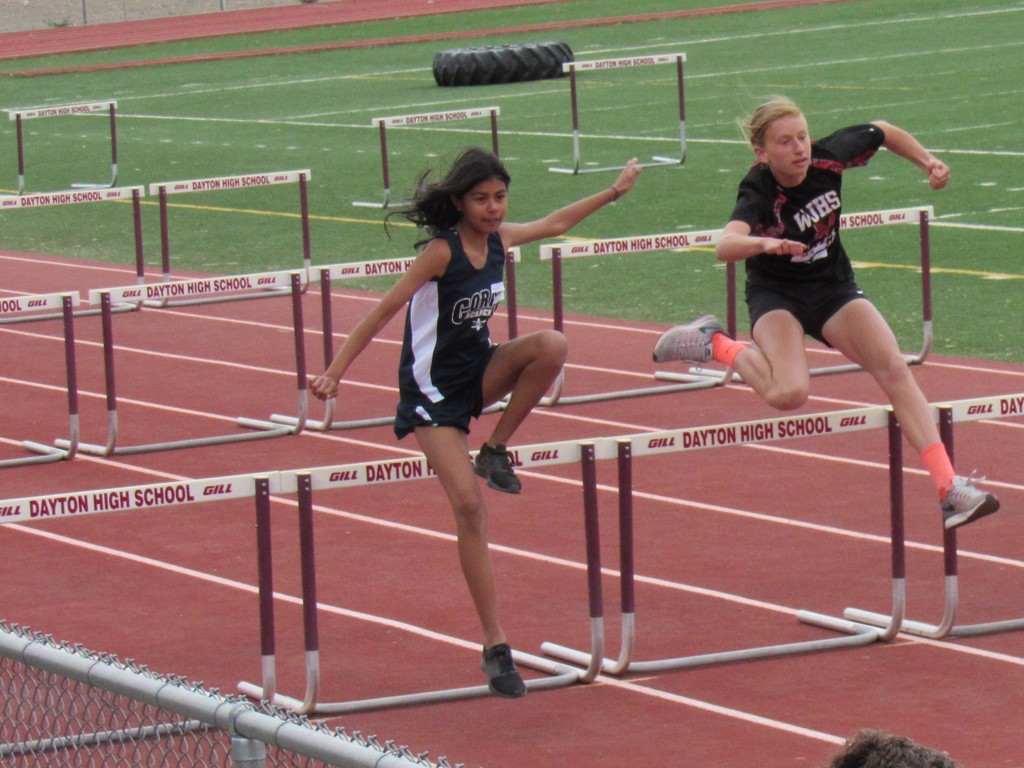 8th grade girls hurdles