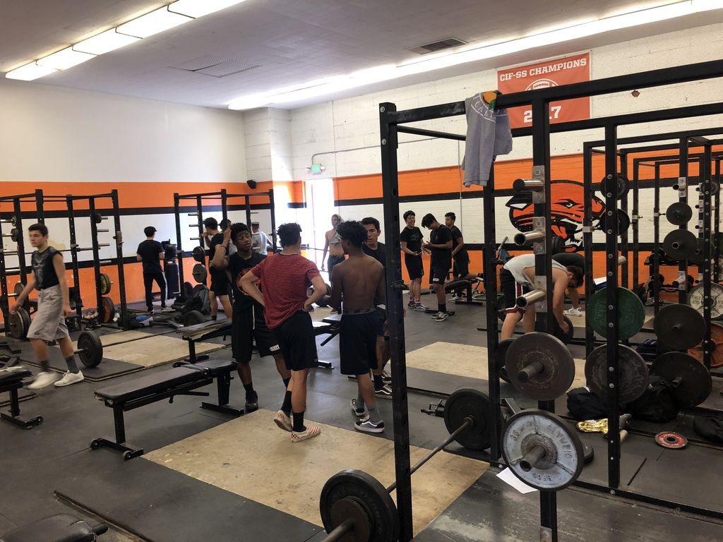 Orange football in pre-summer workouts while Coach Pedroza gets set up on Blast Athletics!  Welcome aboard!