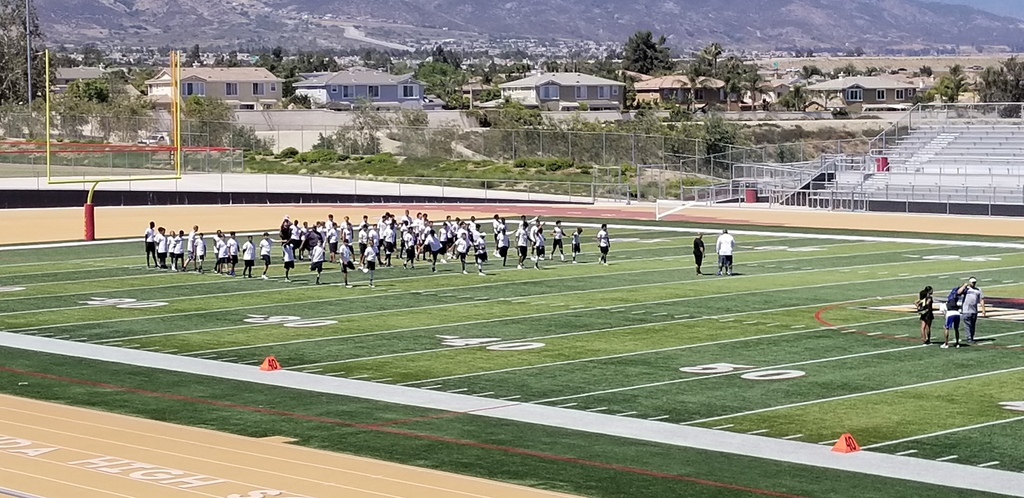 Scrimmage. Looking sharp!