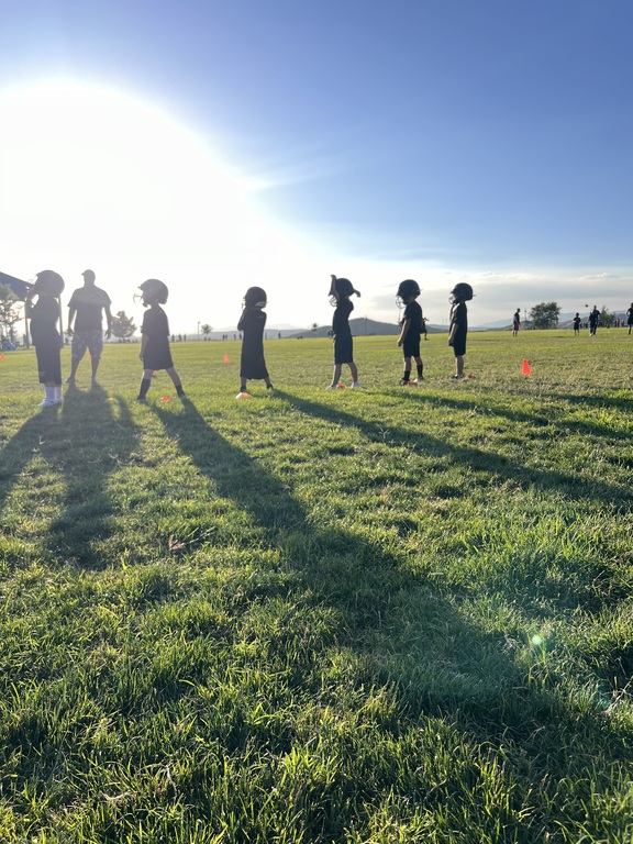 First practice with helmets