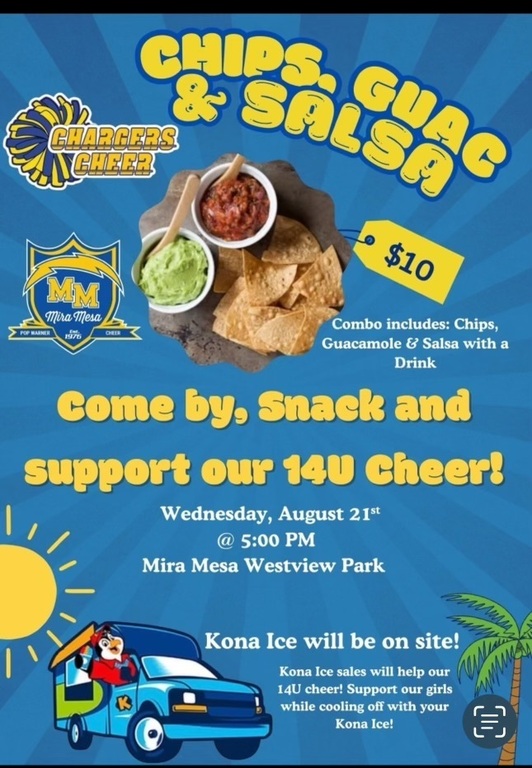 14u Cheer is hosting a Fundraiser this Wed 📣📣