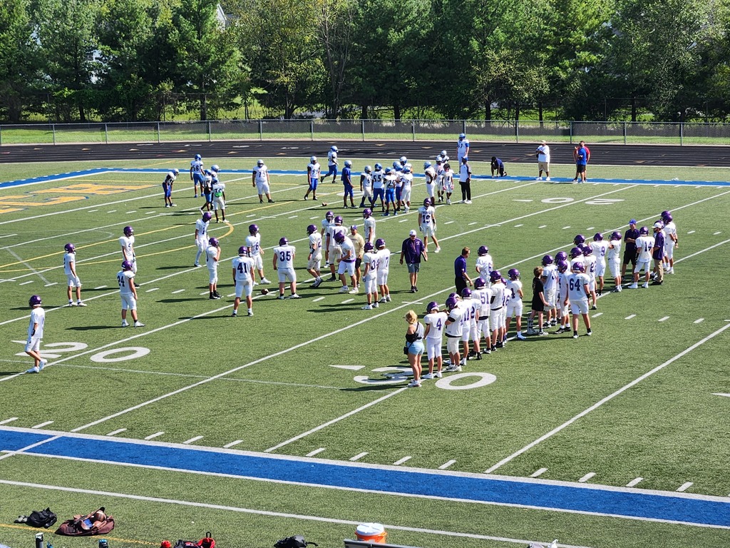 JV Scrimmage in 5 minutes!