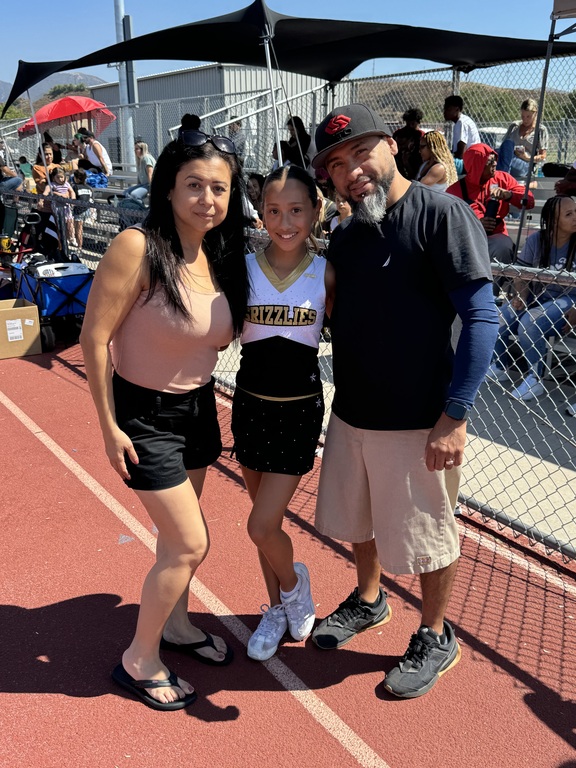 Cynthia was first half Captain for our Jr/Sr cheer squad at today’s game!