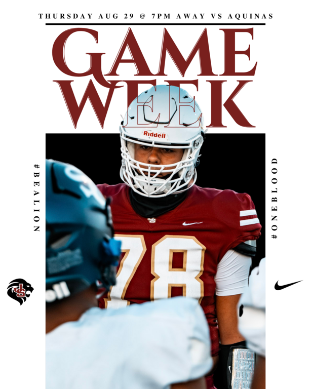 Coming off a big win last week, your Lions are ready for the next opportunity. Let’s Go! This week is a Thursday night game.