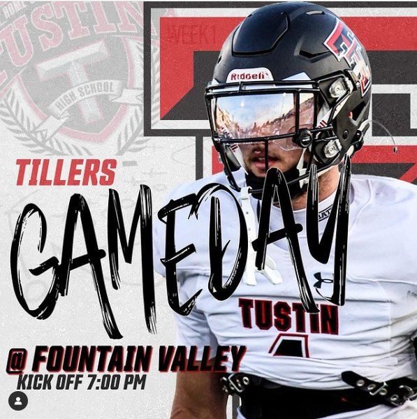 Game Day! Come out and Support your Tillers as they travel to take on Fountain Valley at Ocean View High School. Kickoff is at 7:00PM #TheTown