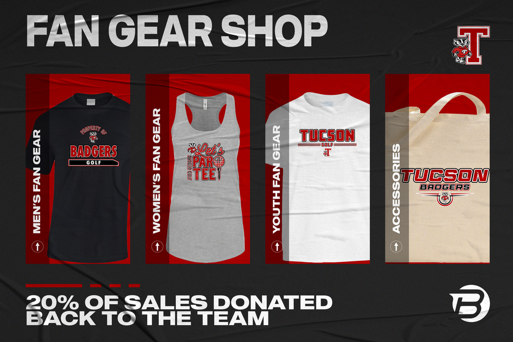 Your store is live! Shop your Fan Gear here: https://www.blastfangear.com/collections/tucson-hs-golf-fan-store