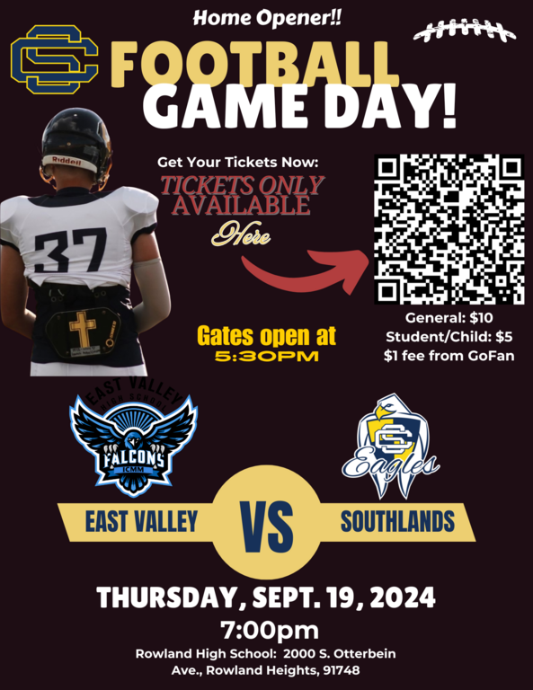 Tonight's game QR code flyer in case you wanted to purchase your tickets in advance. This is the only way that you can get your tickets. NO CASH