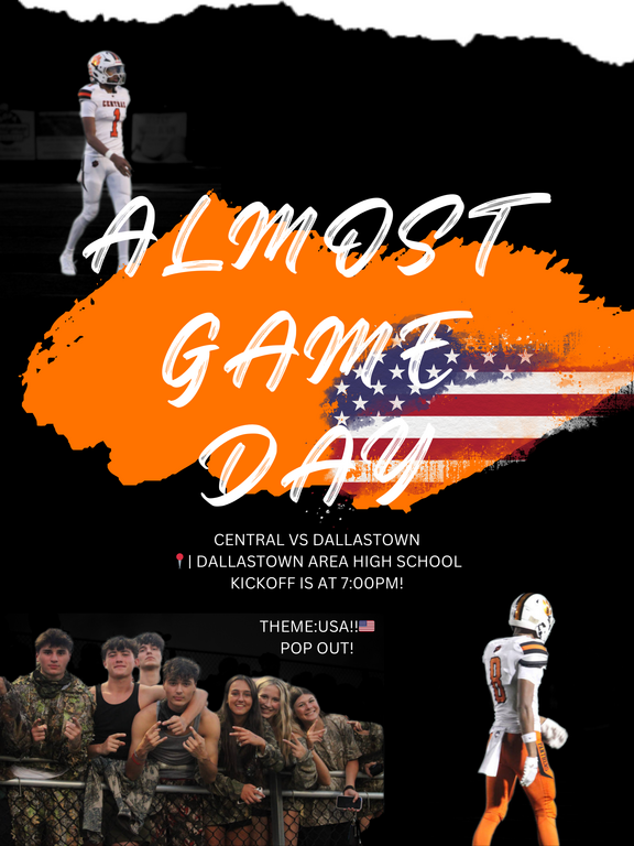 Almost Game Dayy!!🔥

Tomorrow Central York takes on the Dallastown Wildcats @ Dallastown

Make sure to come and support CY!!
#gopanthers🐾 #CYfootball