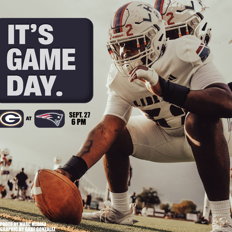 Its Game Day Promo designed by Liberty High School Photography Student Gabe G @gabezalez