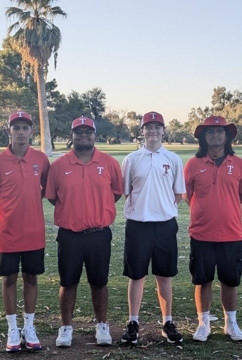 Tucson High vs Douglas, Sahuaro and St Augustine. The Bulldogs took home the match win Congrats to Xavier for the team low round of the match.