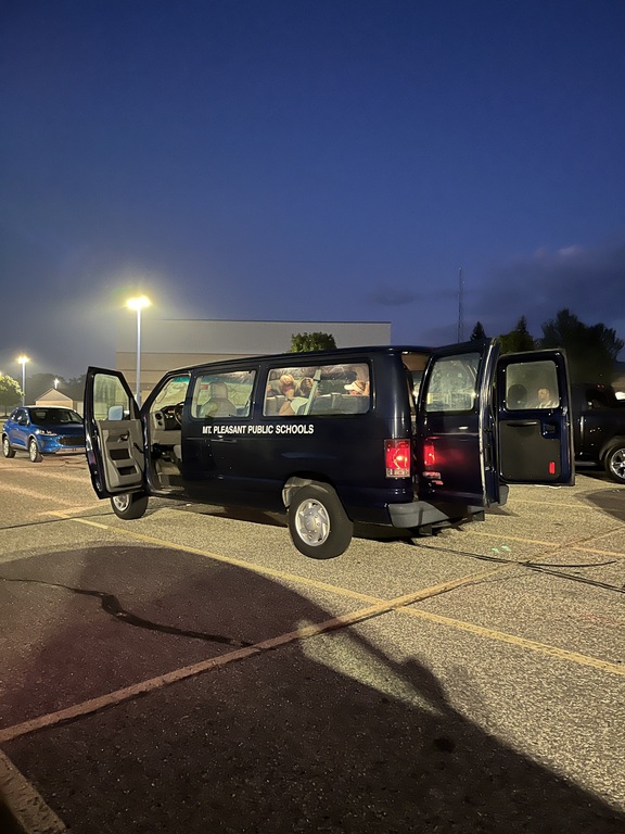 Golfers get an early start to the meet.