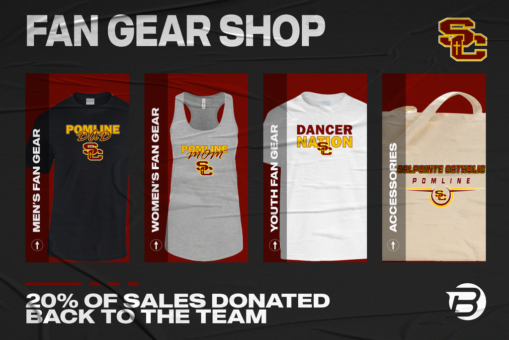 Your store is live! Shop your Fan Gear here: https://www.blastfangear.com/collections/salpointe-catholic-hs-pomline-fan-store