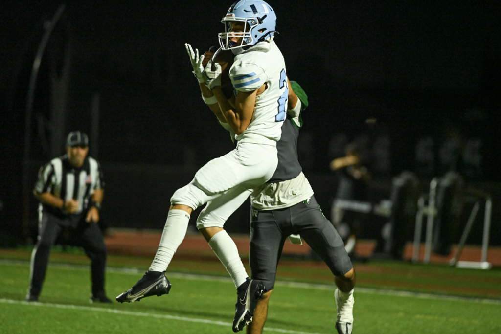 Defensive Back Cruz McMullens makes a big-time interception to keep the Trojans in the game