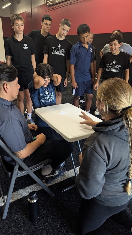 October 11, 2024~Squad Games~Paper Football
Is Easton cringing? Did Cassidy make the shot?
