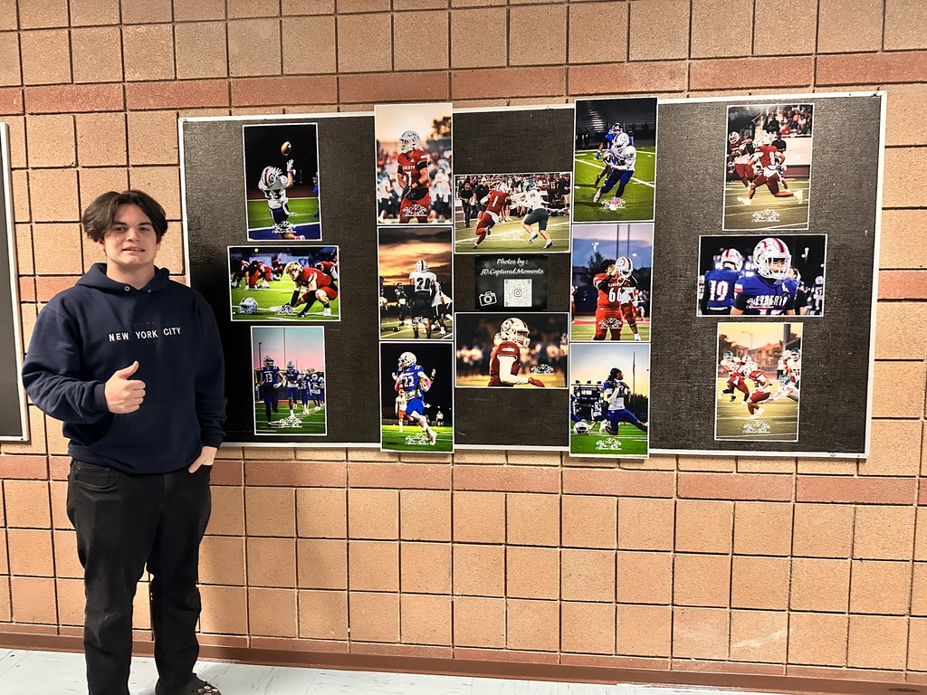 Bulletin Board across from 316 highlight senior photography student Josh Wooten!