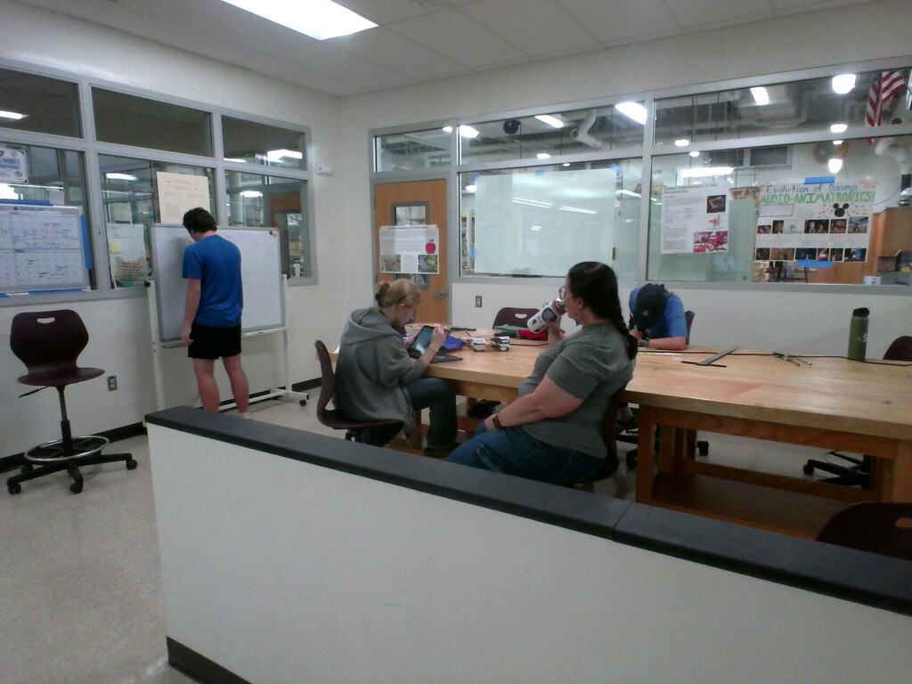 Everyone Is Working Hard To Get Ready For Our First Competition Next Month!