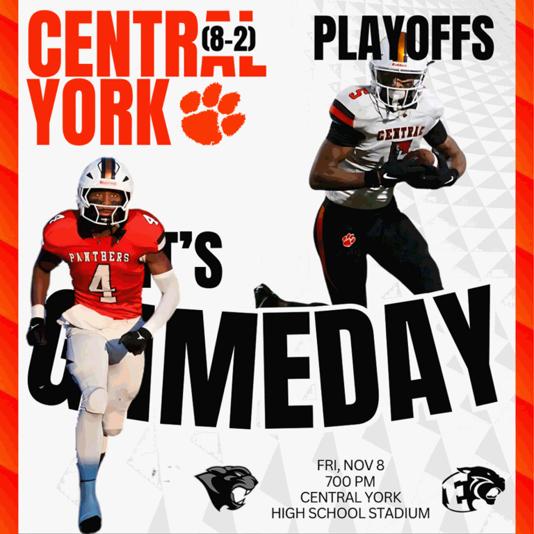 🚨🏈 Game Day Alert! 🏈🚨

🌟| Central York vs CD East

📌| Central York High School Stadium

🏈| Kickoff is at 7:00 PM !

🎟️ Tickets: Grab your tickets online or at the gate: https://cysd.hometownticketing.com/embed/all

🎥 Can’t make it in person?:
h