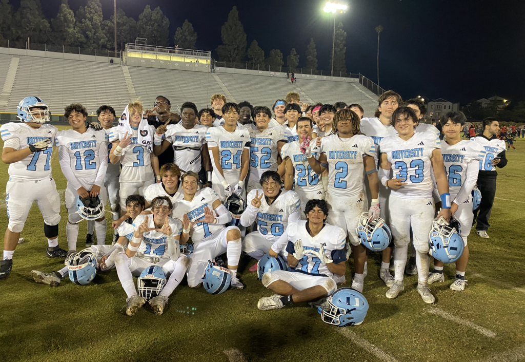 Trojans Varsity players celebrate the 35-14 victory in their final game of the 2024 season against the Katella Knights.  Thanks for an exciting season and we can't wait for 2025.  Let's Go!

And for more exciting photos of the entire season please check o
