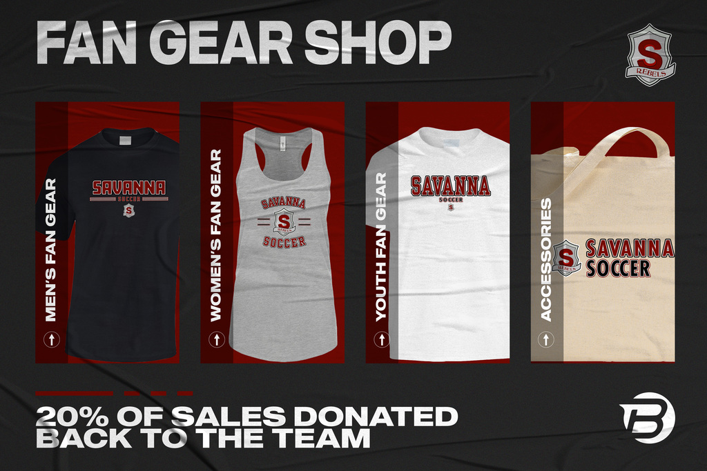 Your store is live! Shop your Fan Gear here: https://www.blastfangear.com/collections/savanna-hs-soccer-fan-store