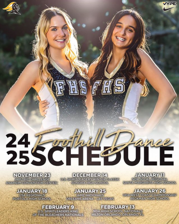 FHS Dance 2024 Comp Schedule