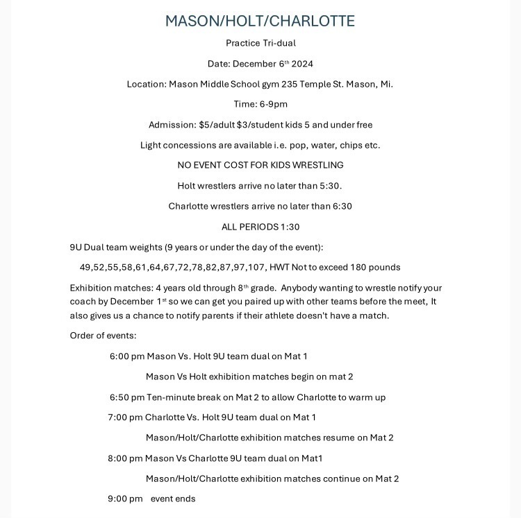 Please see the attached