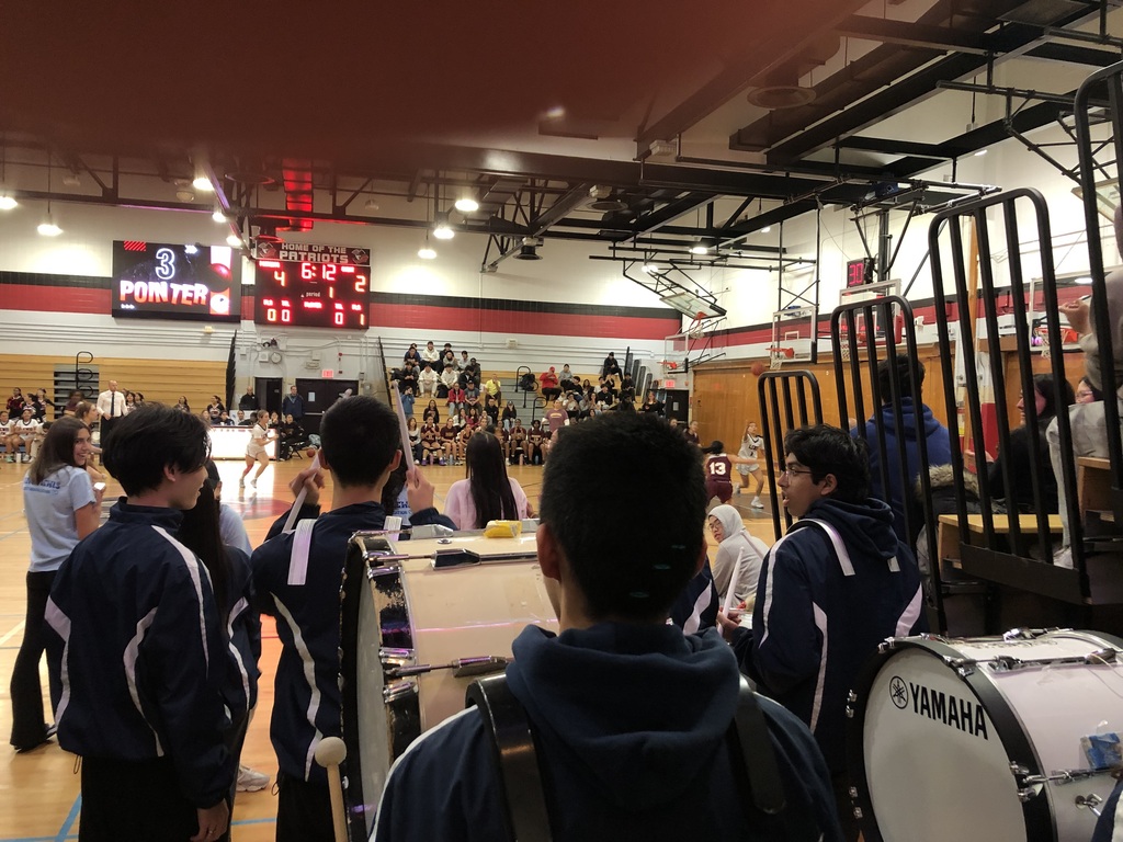 Drum Corps and Honor Guard get the crowd pumped up at Francis Lewis girls’ and boys’ homecoming basketball games.