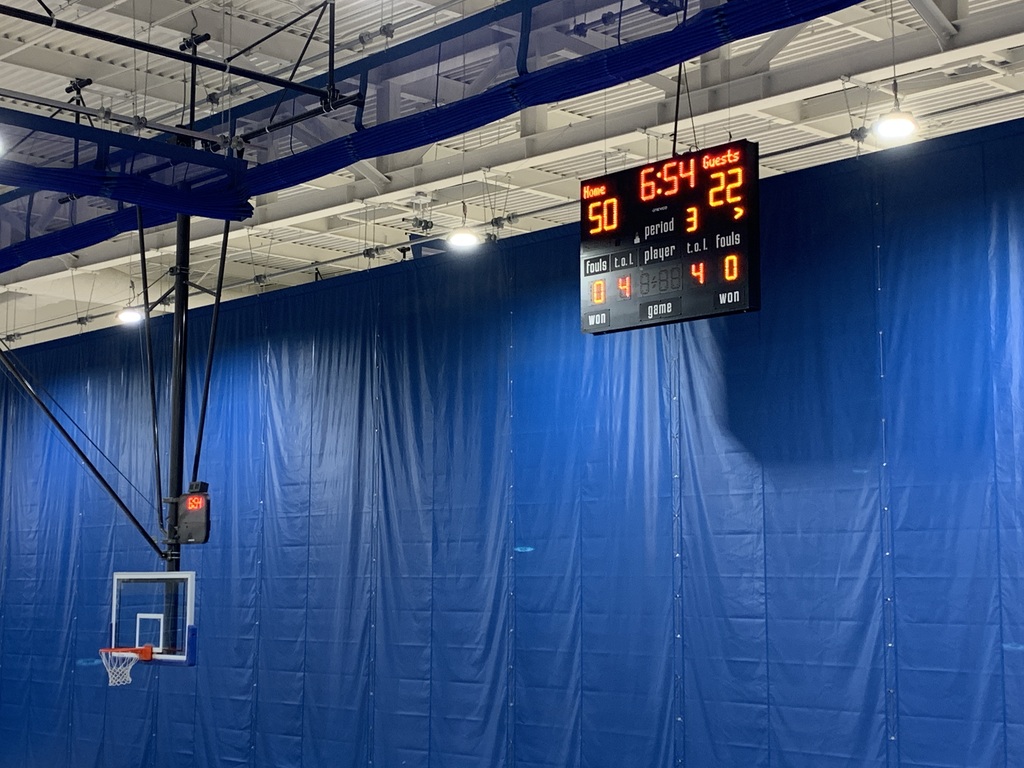 Halftime score.  50-22 Verb is up and playing good team ball.