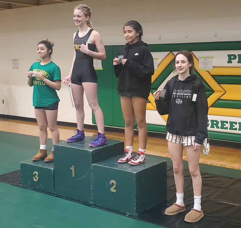 Congratulations to Tori for placing 4th at the Pratt tournament!
