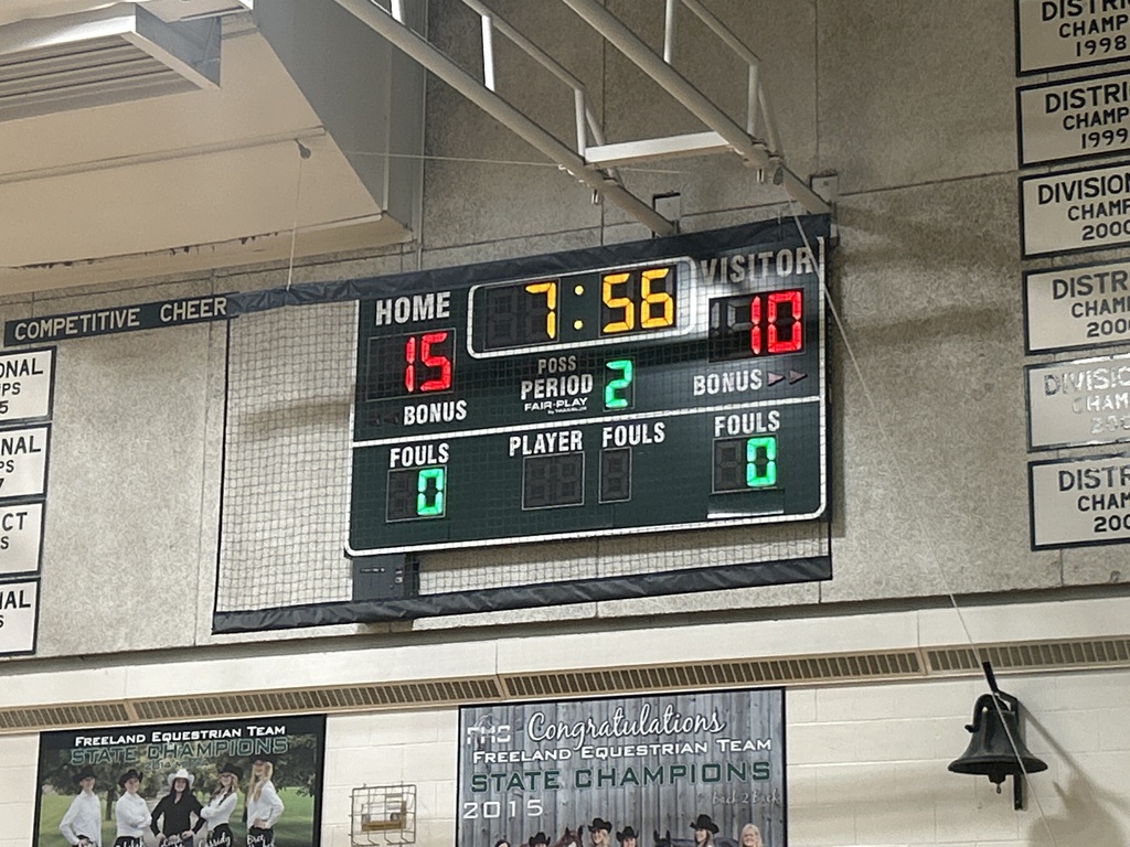 Freeland up 5 after 1Q