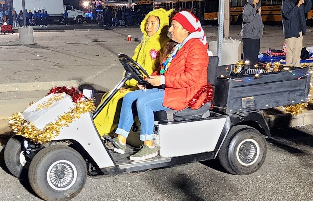BOOSTER BOSSES LOOKING FESTIVE BUT HARD AT WORK AS ALWAYS.