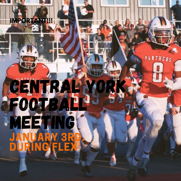 🔥ATTENTION ANY NEW OR RETURNING FOOTBALL PLAYERS🔥

There will be a meeting on January 3rd right when we get back from break. 

If you are interested in playing football for the upcoming season and/or returning for this upcoming season, please attend t