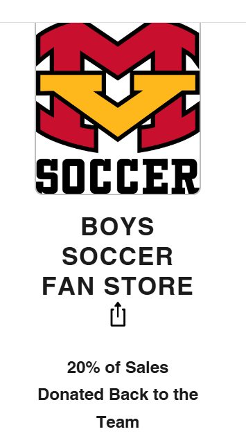 MVHS Soccer Fan Store is OPEN!!! Click the link below to order your MVHS Boys Soccer gear!!
https://www.blastfangear.com/collections/mission-viejo-hs-boys-soccer-fan-store