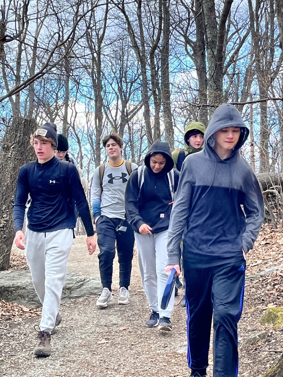 Heading to the top of Humpback Rocks