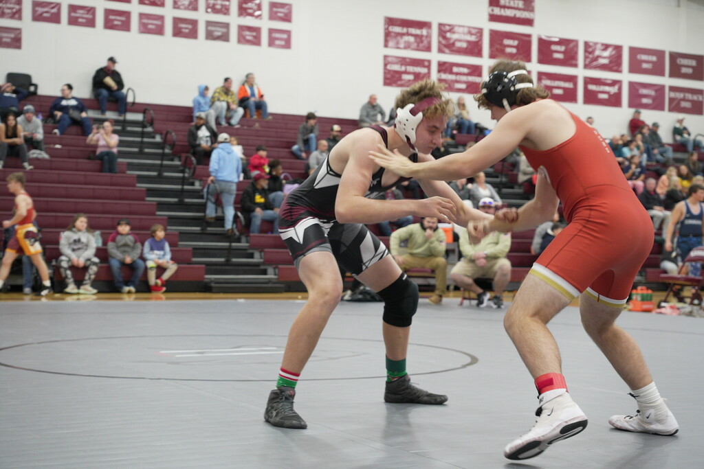 Stephen owning the center of the mat