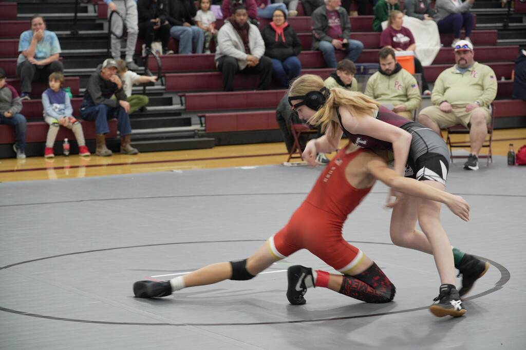 Abigale defending a double