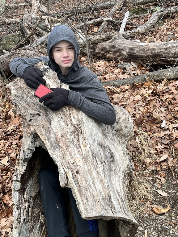 A log made just for Eric!