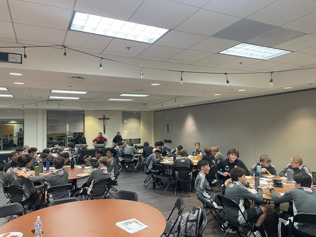 First program dinner last night of the year to get ready for OLU who is one of the top teams in Trinity!