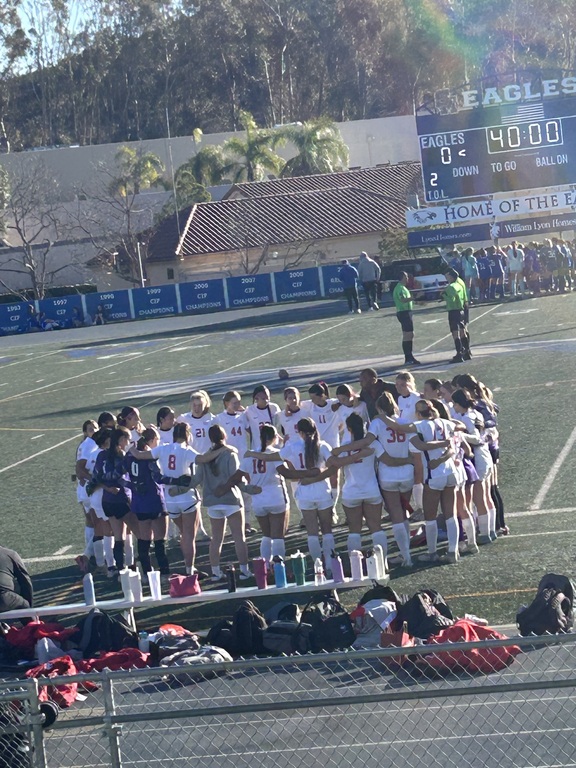 First league game at Santa Margarita!