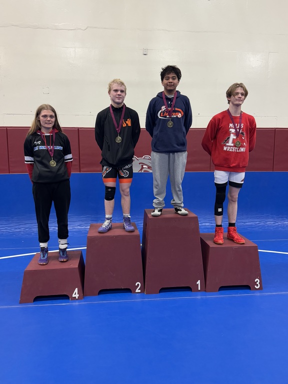 Carmi Wrestling Tournament 113 lbs 2nd place Brennan Jeralds