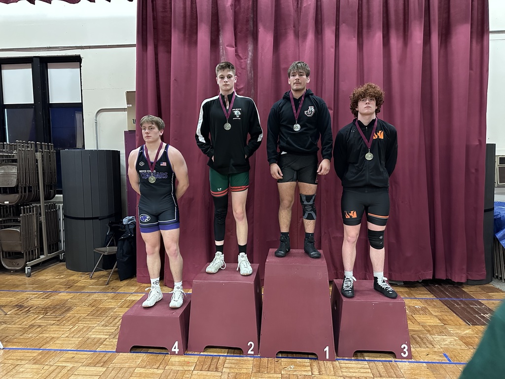 Carmi JV Wrestling Tournament 175 lbs 3rd place Dominick Khoshaba